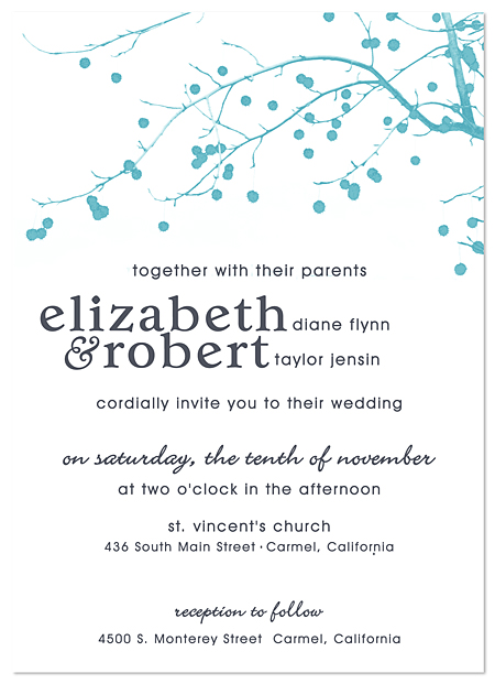 Winter Branch Invitation
